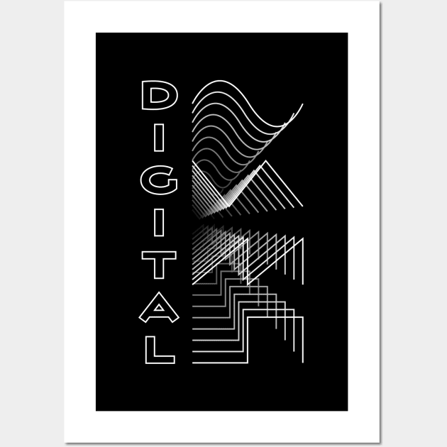 Digital Waveform Audio Analog Design Modular Gift Wall Art by star trek fanart and more